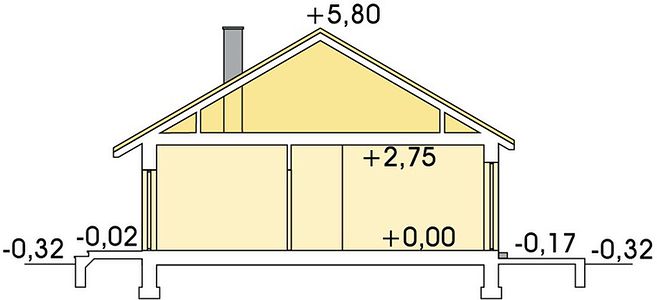 Фасад дома BHH-9399-16 Фасад дома BHH-9399-16